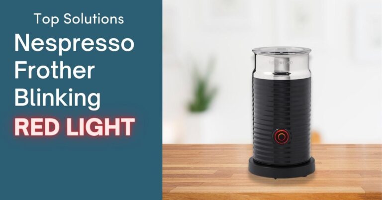 Nespresso Frother Blinking Red
