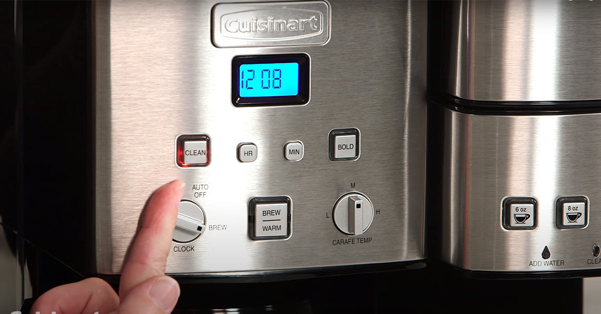 How to clean cuisinart coffee maker