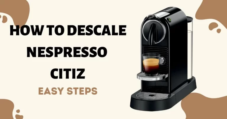 Descaling Nespresso Citiz